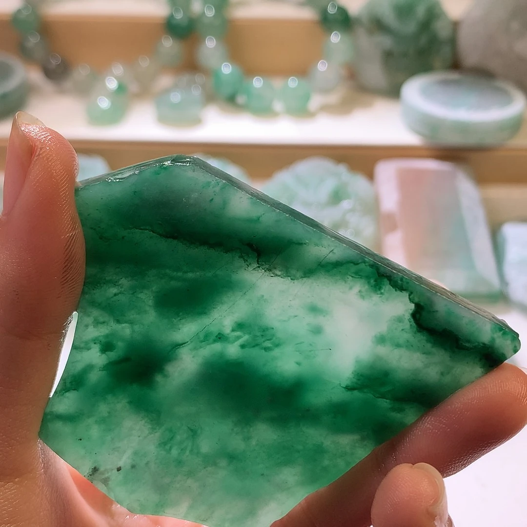 石英质玉未镶嵌珠宝半成品