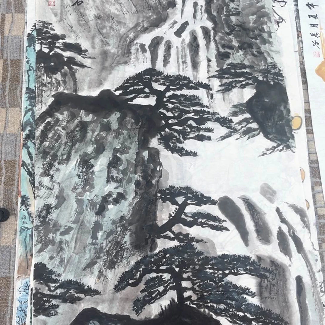 国画王胜利老师四尺正花鸟冯