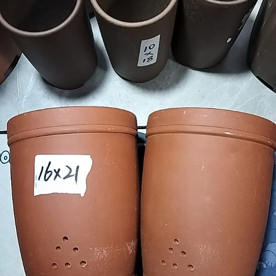 紫砂红泥三线两个