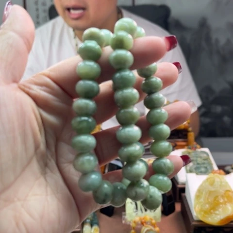 岫玉挂件未镶嵌手链