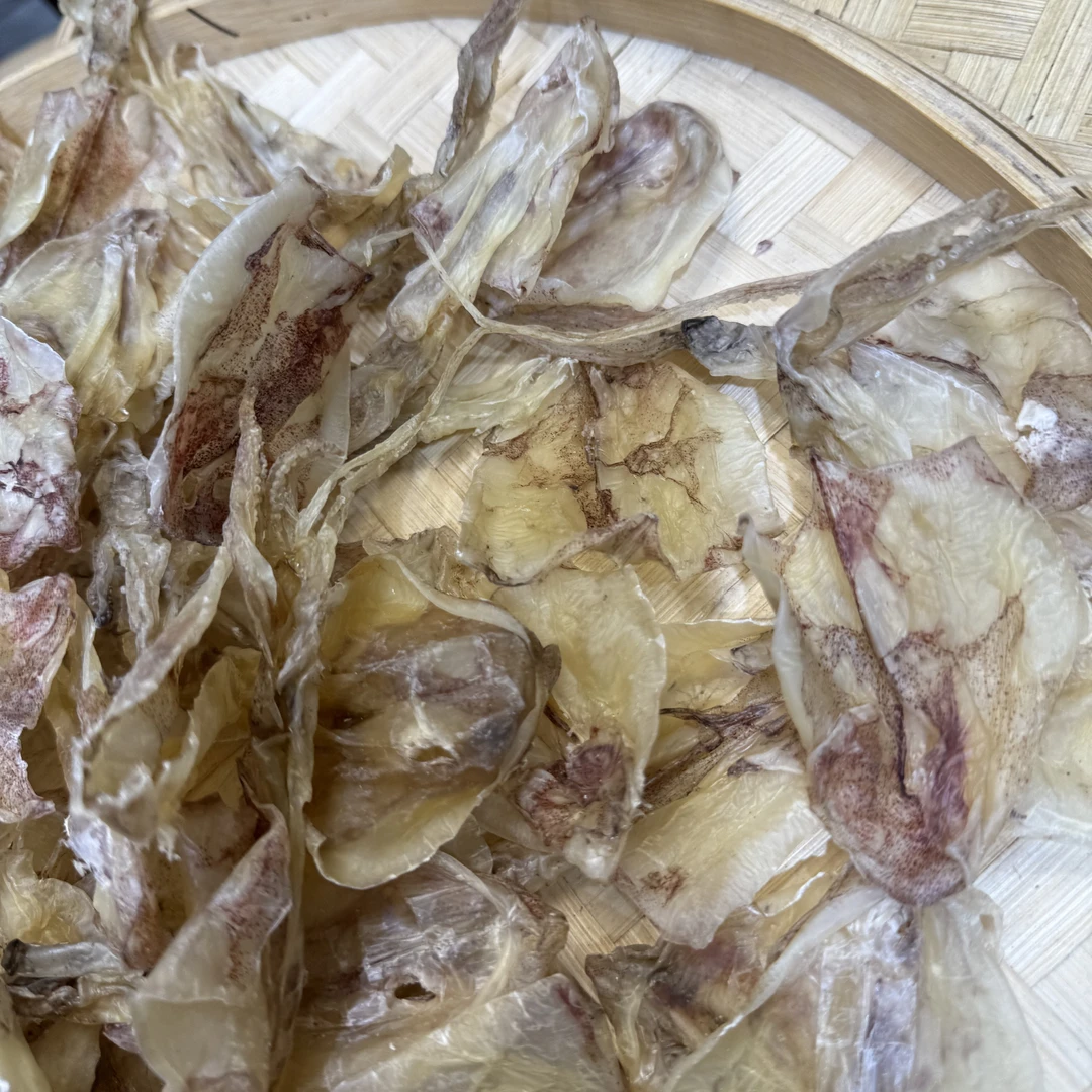 北海北部湾船晒鱿鱼干可烧烤煲汤原味小小号一斤80-90只