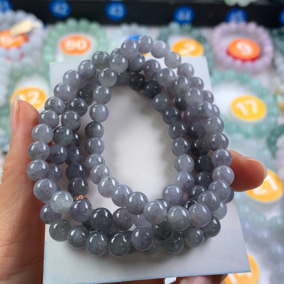 未镶嵌手链翡翠卡6.8
