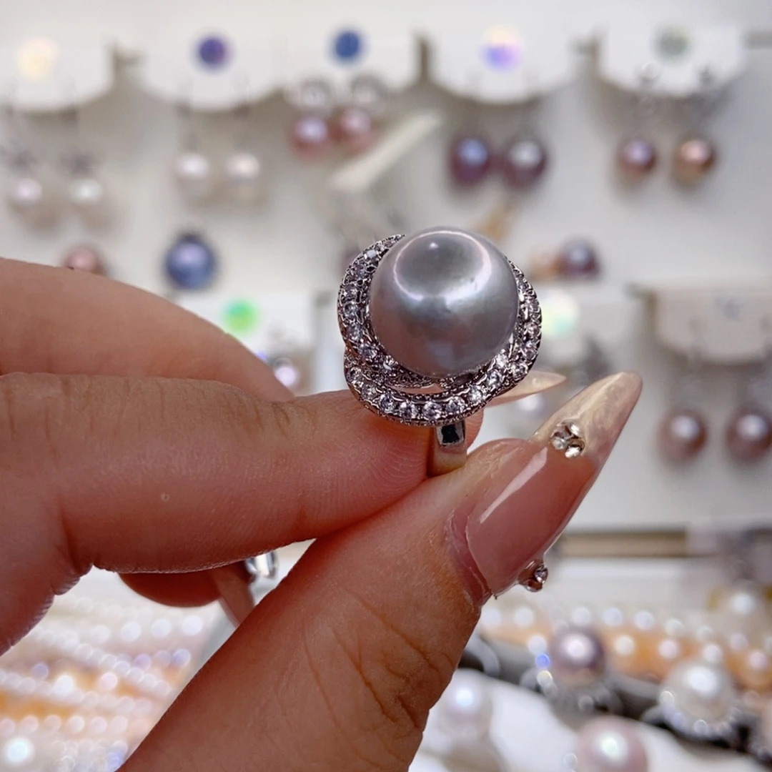 戒指未镶嵌淡水珍珠