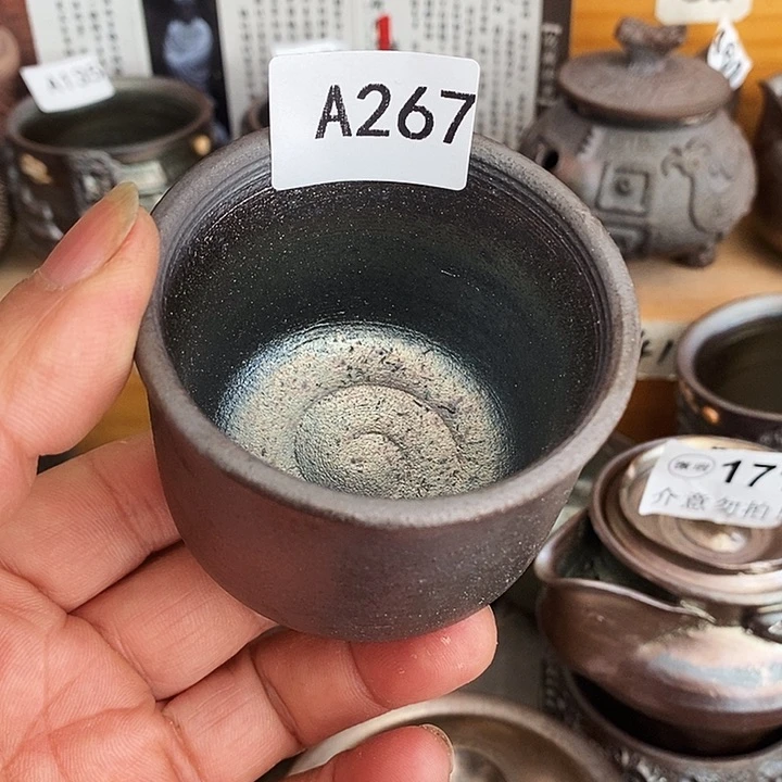 紫砂茶杯柴烧纯手工267