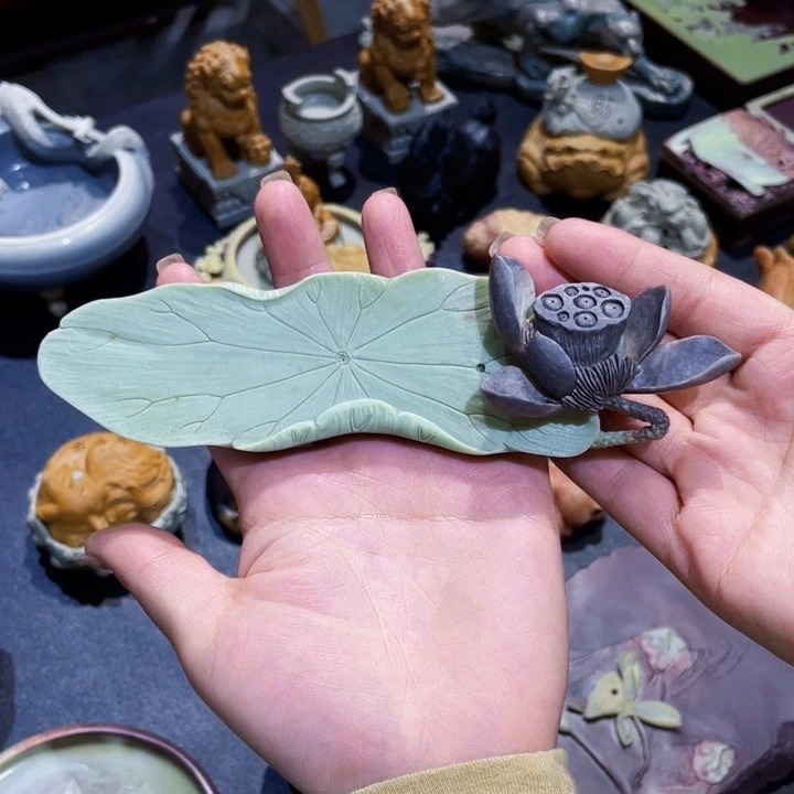 荷花香插手工艺品