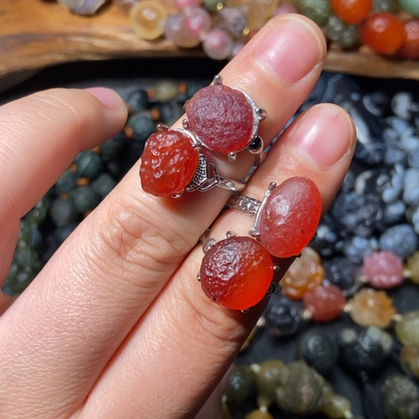 【闪购商品】玛瑙/玉髓颈饰合金猫**石