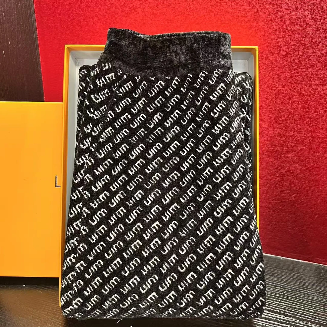 2024冬季新款百搭休闲直筒长裤M[HS]