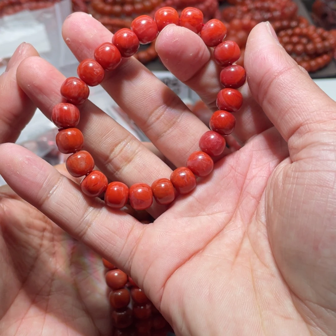 南红玛瑙手链未镶嵌美*猫