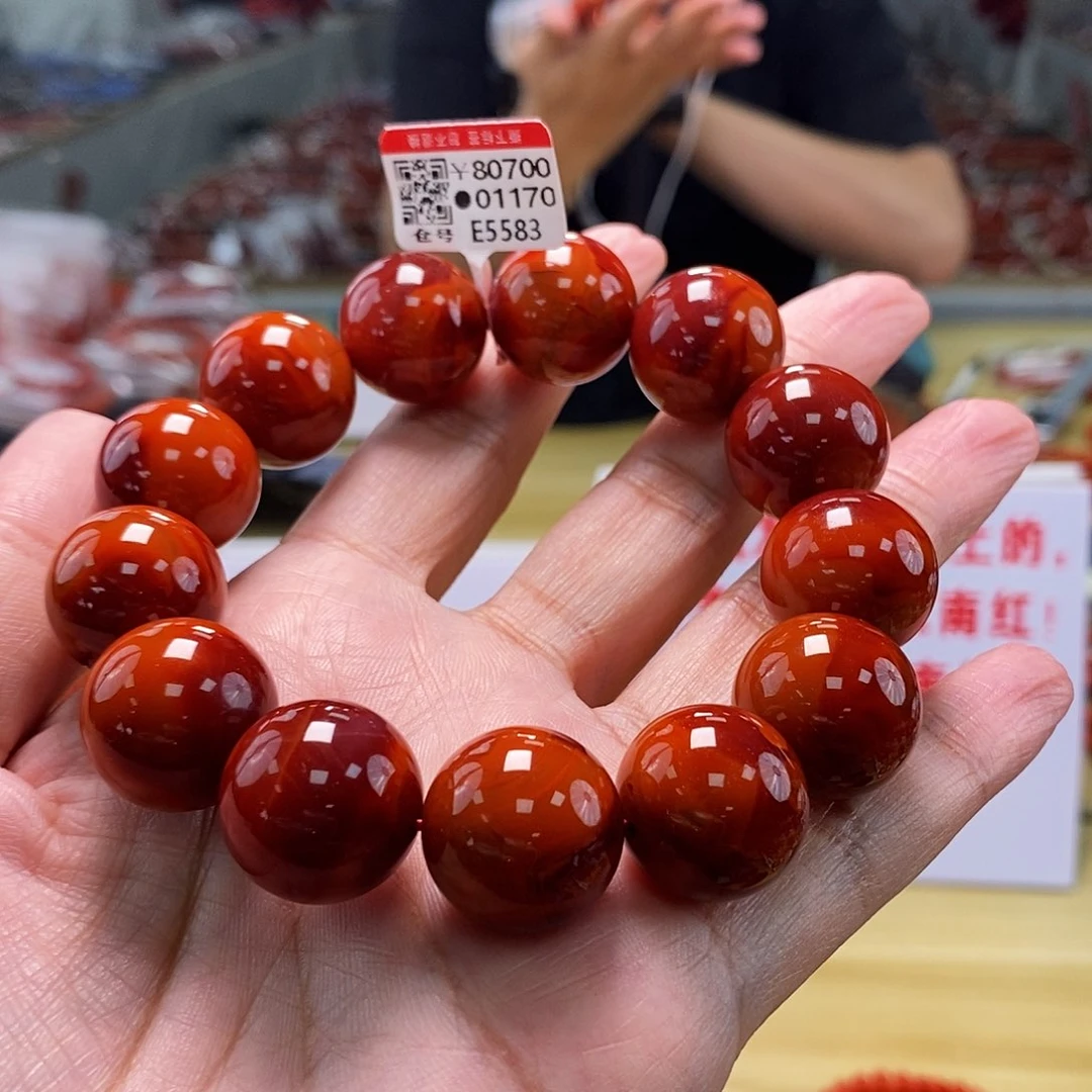 南红玛瑙18mm（多样性发一）典藏未镶嵌