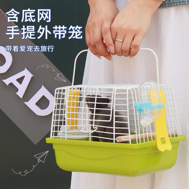 蜜袋鼯笼子外带笼保暖外出包熊类仓鼠用品花枝松鼠外出专用铁丝笼