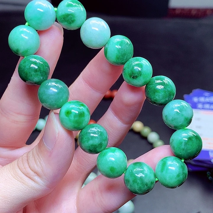 翡翠未镶嵌毛衣链