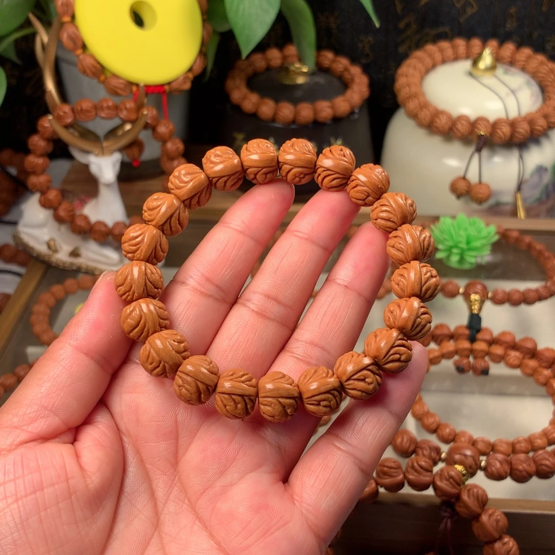 桃核吊坠盘龙爆肚13