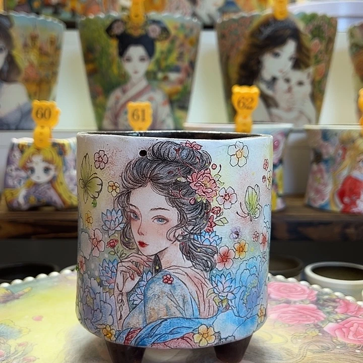 亦然的精工美女盆