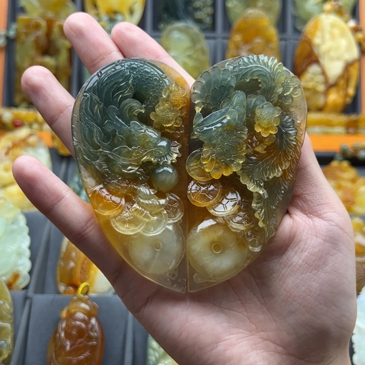 用***6蛇纹石玉未镶嵌颈饰