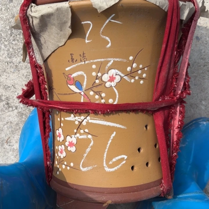 紫砂花盆紫砂的花