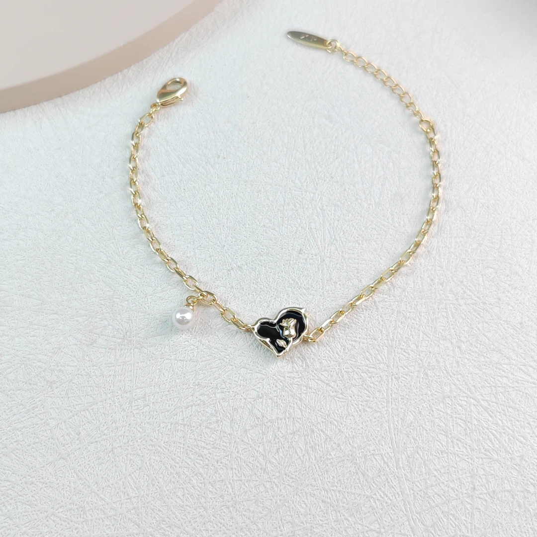 XUPING/旭平首饰 合金仿珍珠手链 【参与满赠】爱心GDY  PDDA112401