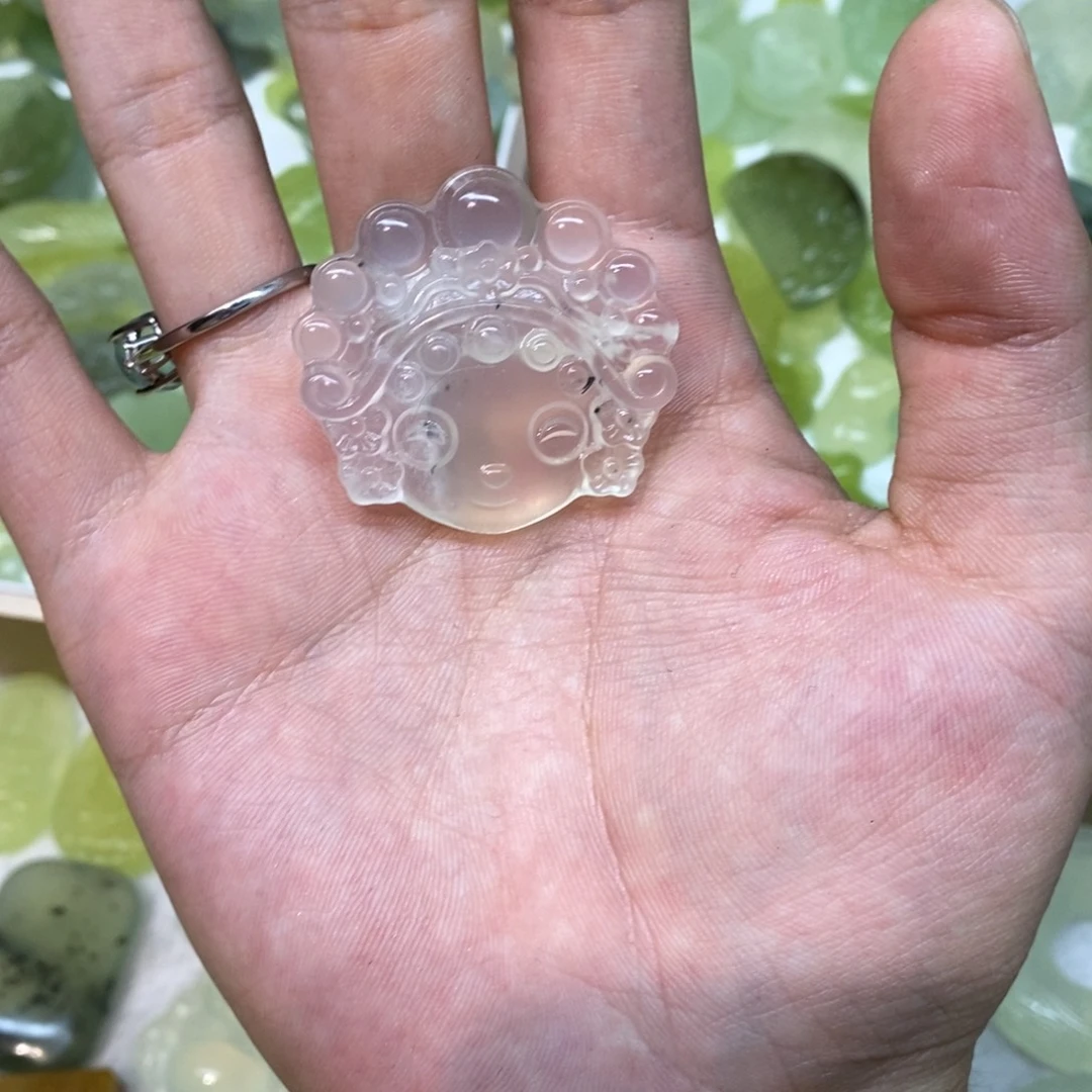 岫玉未镶嵌吊坠(不含链)