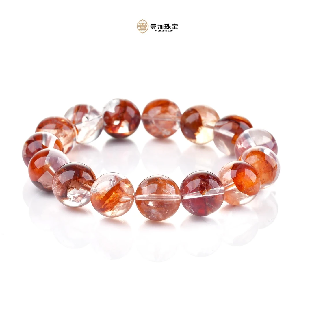 壹加田田|手工设计胶花水晶素圈多宝手串多样性发一#3.0