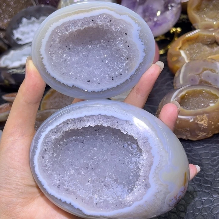 未镶嵌发饰水晶白晶盆