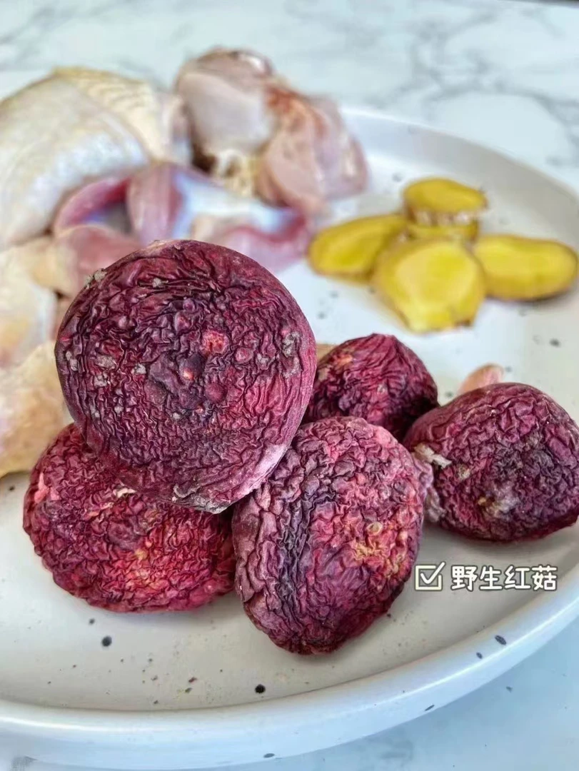 野生红菇福建菇类月子汤