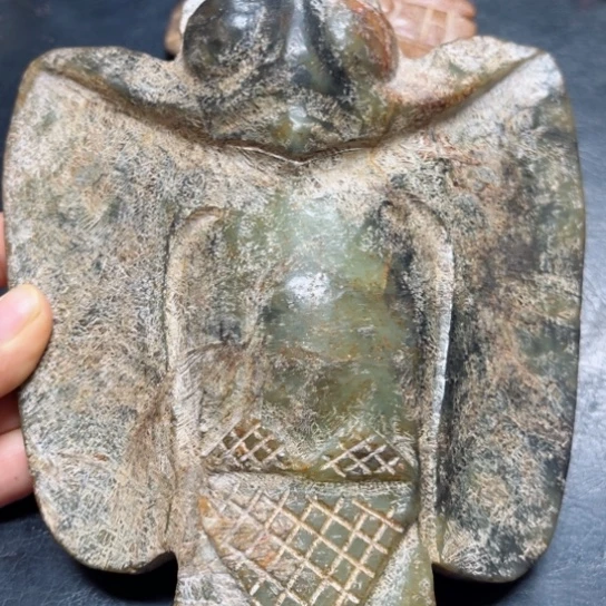 吊坠白玉菩提把件