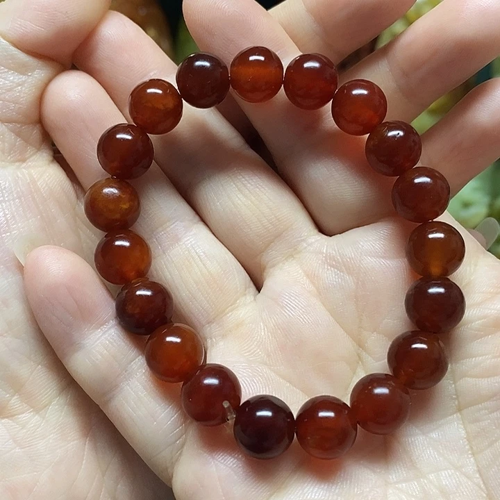 未镶嵌蛇纹石玉手链