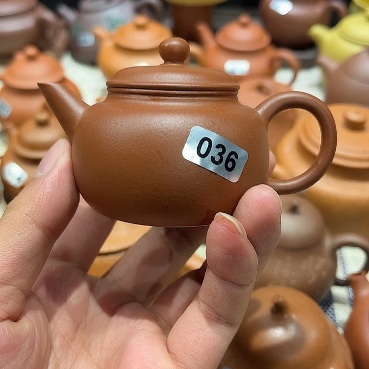 紫砂壶朱泥德钟88888