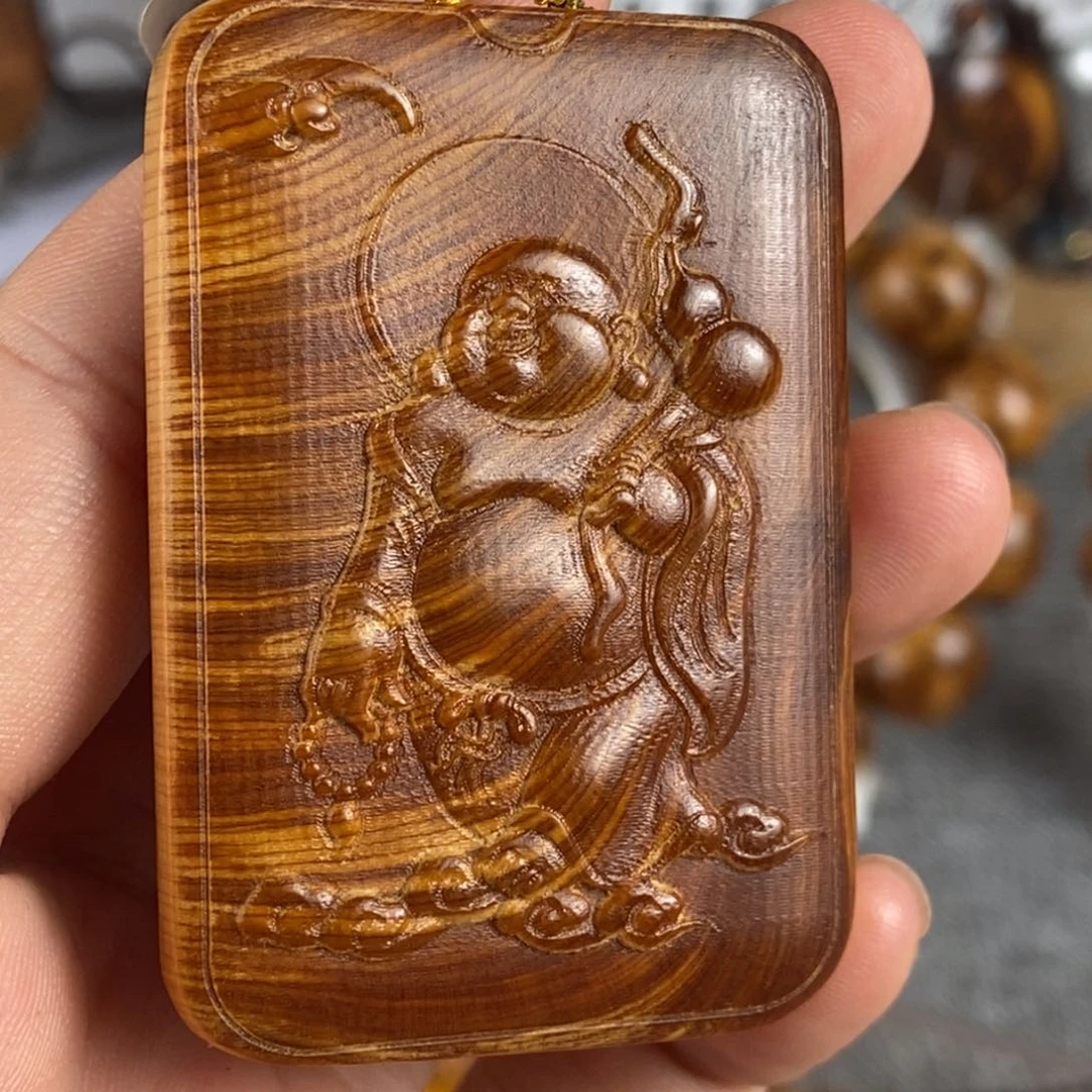 柏木（崖柏）其他象***者弥勒赐福461牌