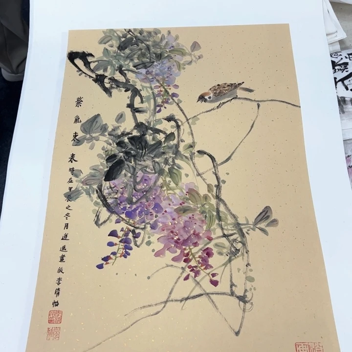 国画纯手绘作品欣赏图