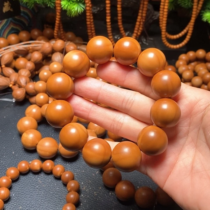 橄榄核手串2.0尺寸光珠
