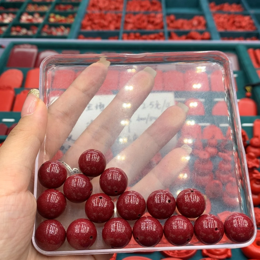 天然辰砂14紫砂手串