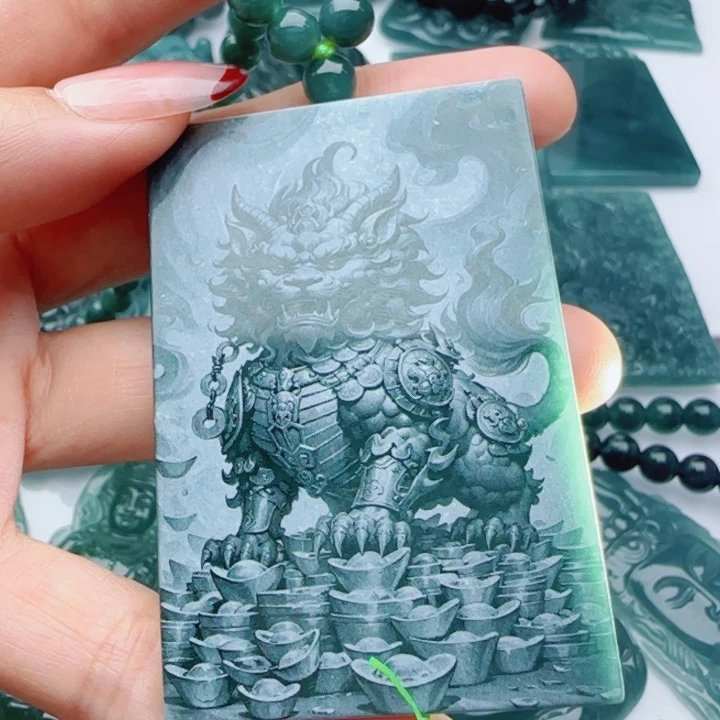 翡翠未镶嵌颈饰多样性发货天然A货翡翠