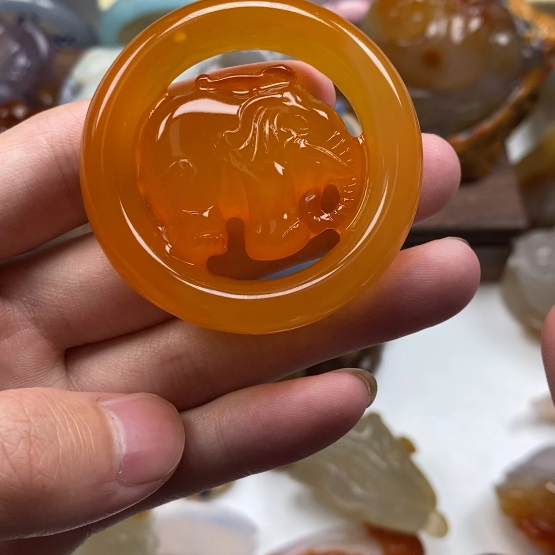 玛瑙/玉髓未镶嵌颈饰