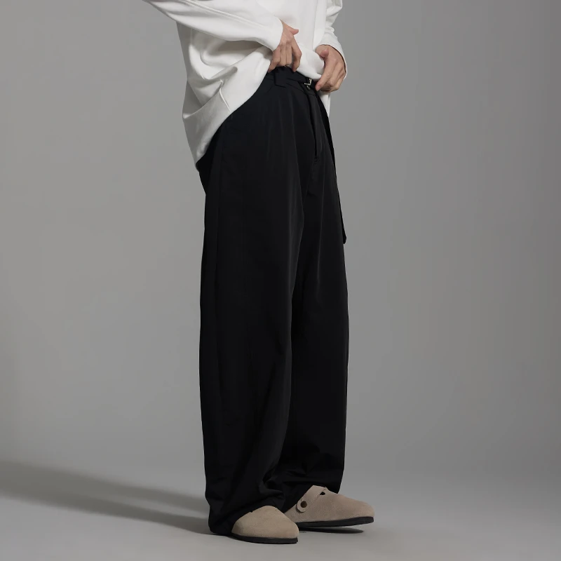 新款上新百搭休闲户外长裤宽松男女同款潮流阔腿运动休闲裤86768