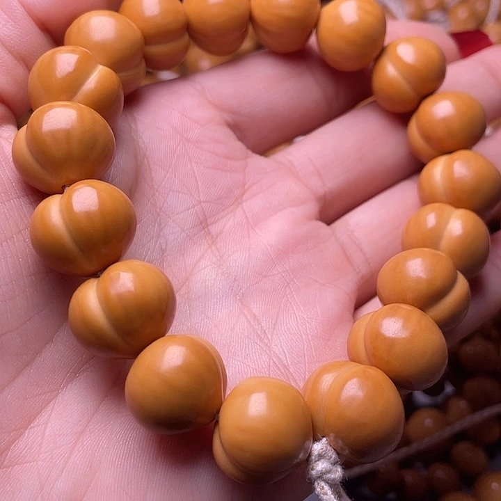 猴头核桃手串17尺寸镜面柯基屁桃手持全品无暇