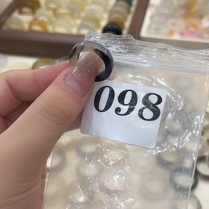 合金戒指玛瑙/玉髓98港11