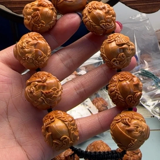 手串橄榄核橄榄雕雕刻工艺品