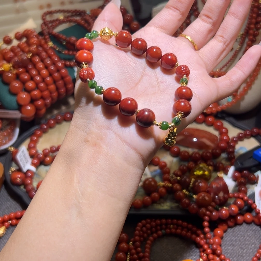 南红玛瑙未镶嵌手串10mm