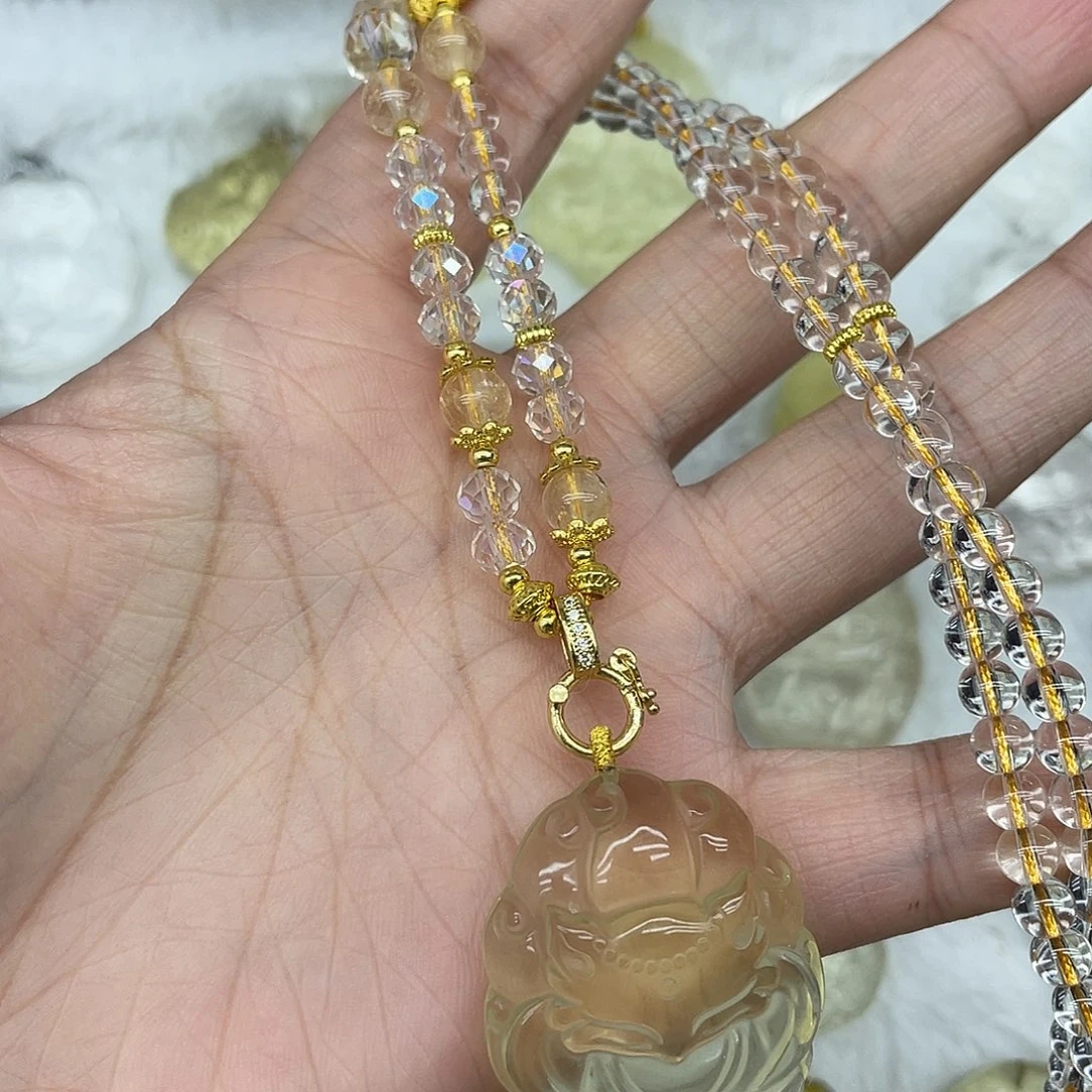 水晶吊坠配件未镶嵌