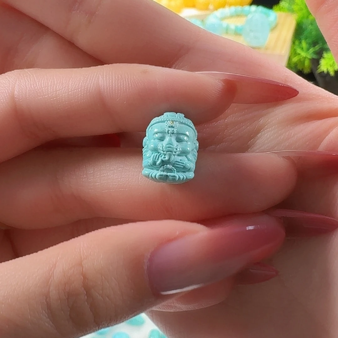 绿松石未镶嵌吊坠(不含链)