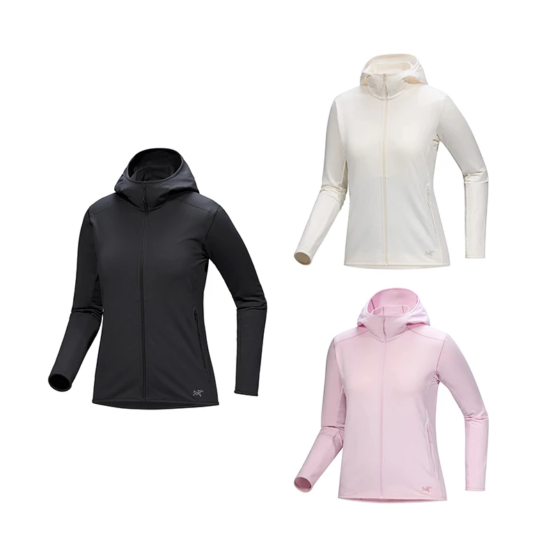 【女款】ARC'TERYX/始祖鸟 Kyanite系列 Lt hoody 拉链连帽抓绒夹克
