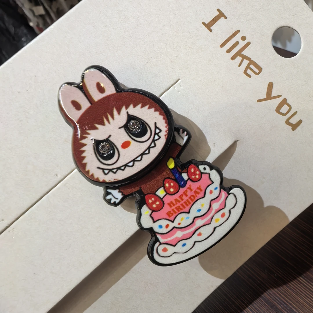 F256蛋糕卡通边夹