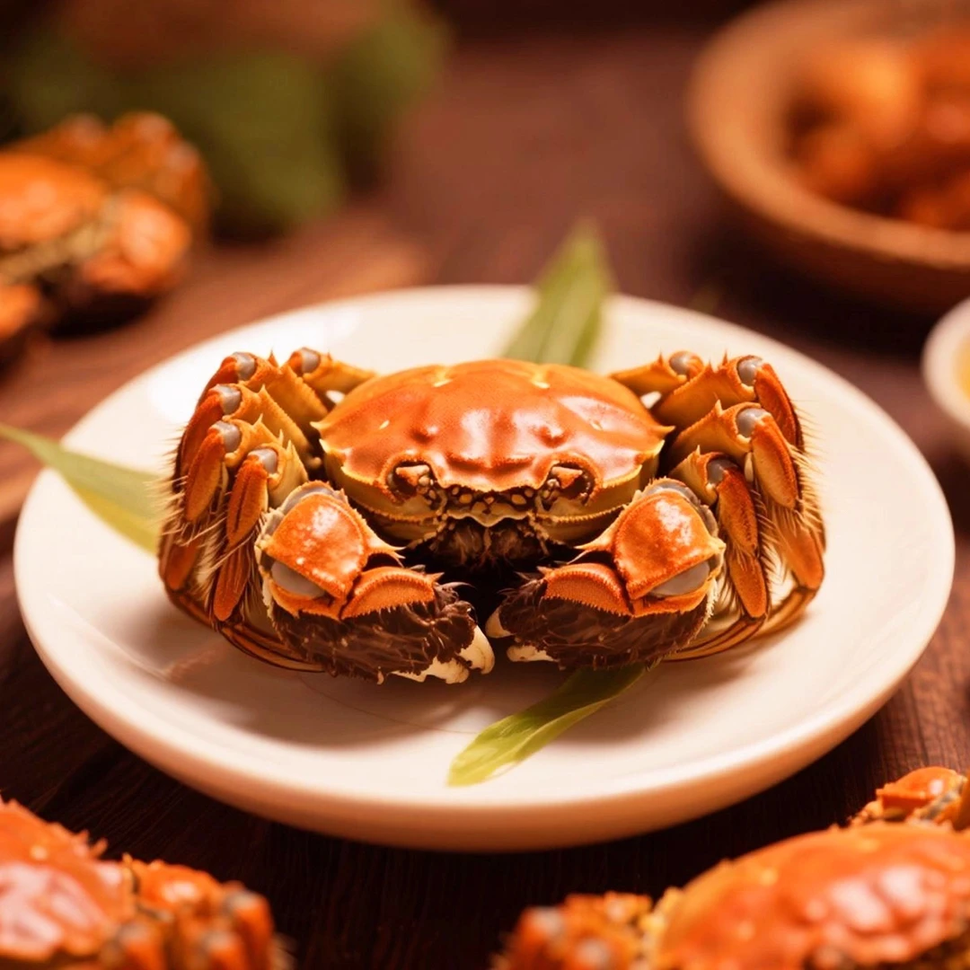 【活蟹】江苏大闸蟹全母蟹3.0-2.7两 8只送2只 京东顺丰冷链