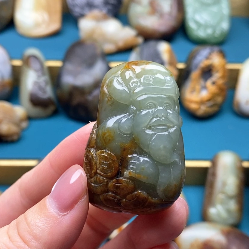 【闪购商品】和田玉未镶嵌挂件淅**俊