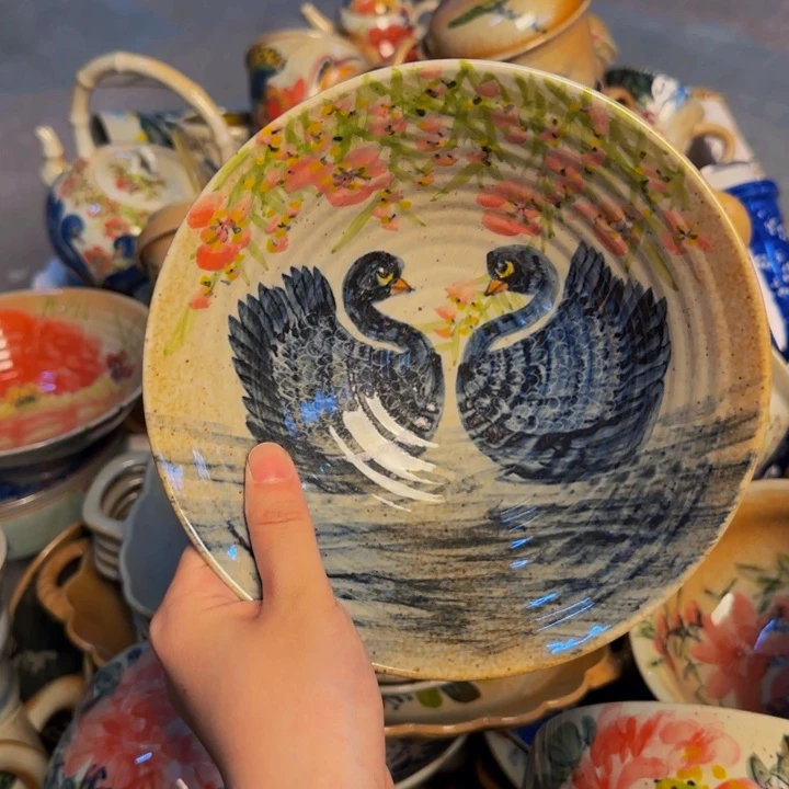 瓷片景德镇陶瓷手工手绘