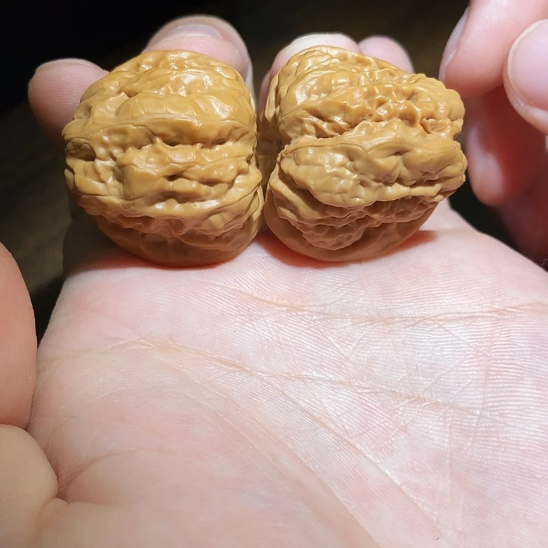 桃核把件精修打底蛤蟆头34