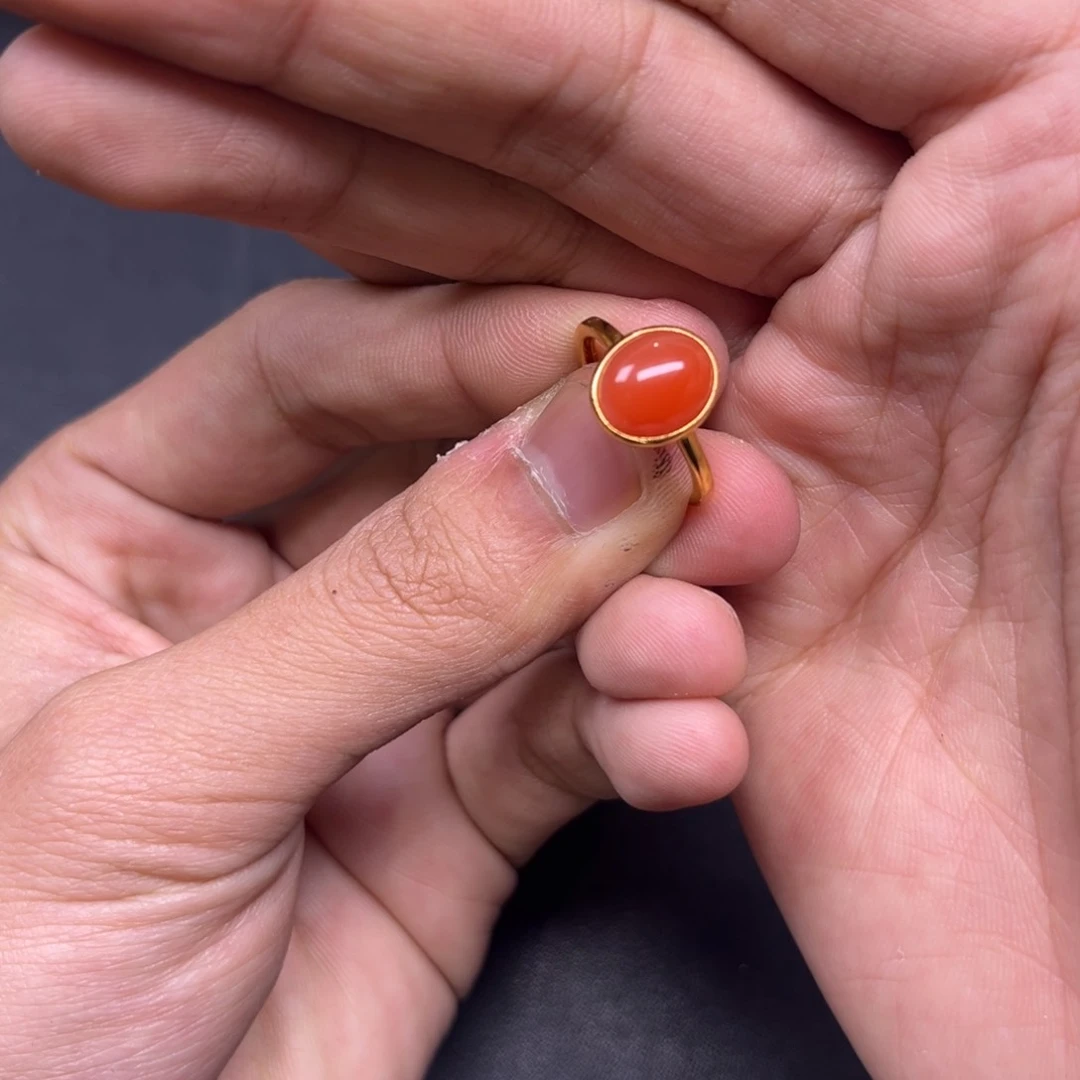 南红玛瑙颈饰银S925镶嵌