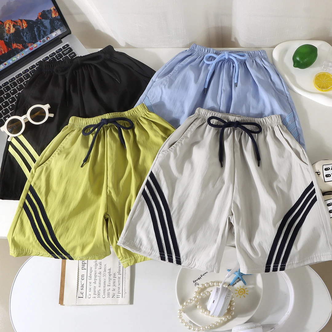 儿童短裤2025夏季新款男女童休闲百搭五分裤中大童洋气薄款运动裤