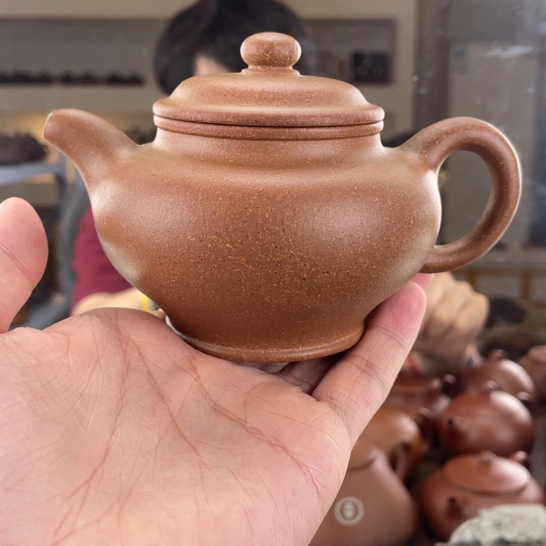 茶壶紫砂240cc黄降坡茶壶