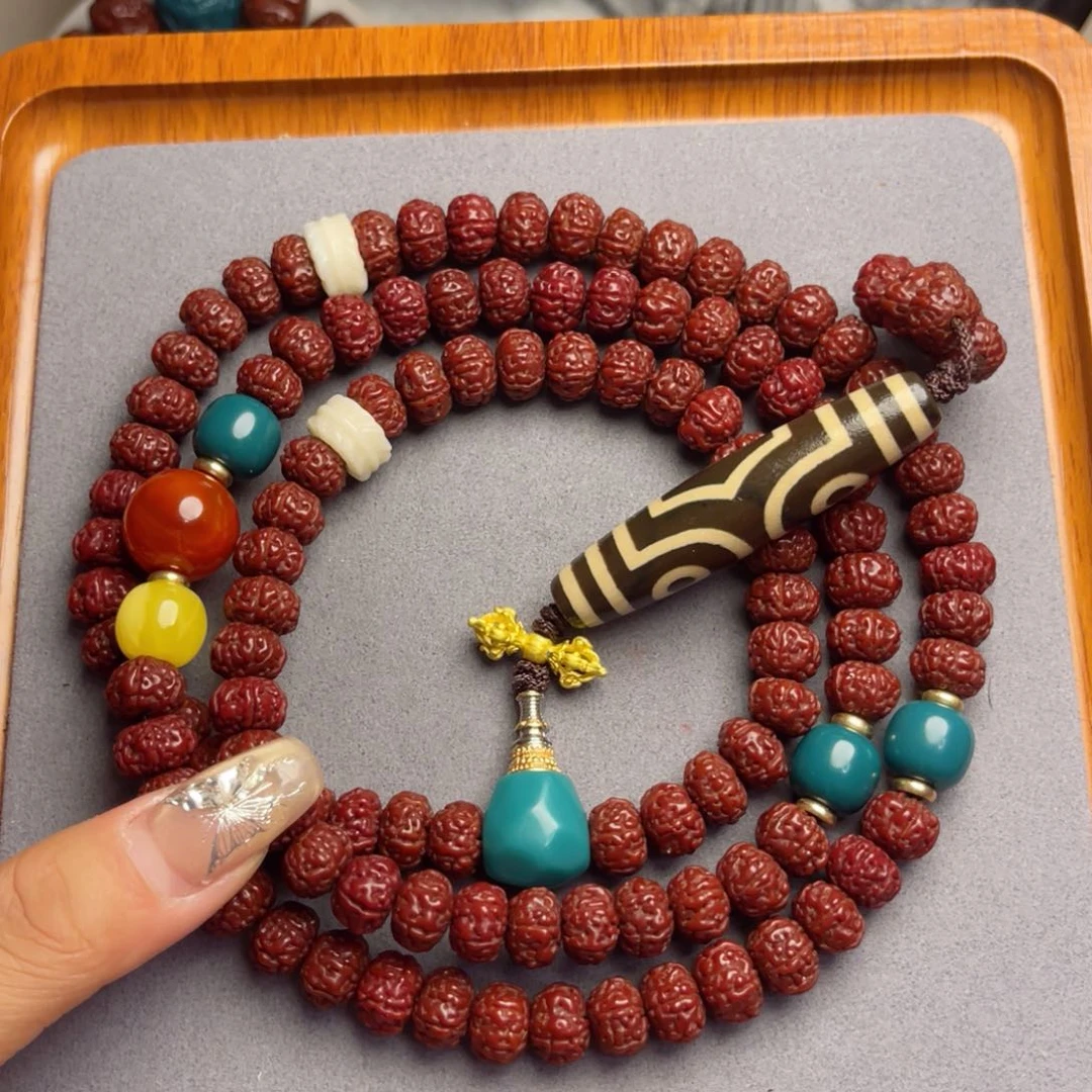 金刚菩提吊坠一代纯血老树王六瓣